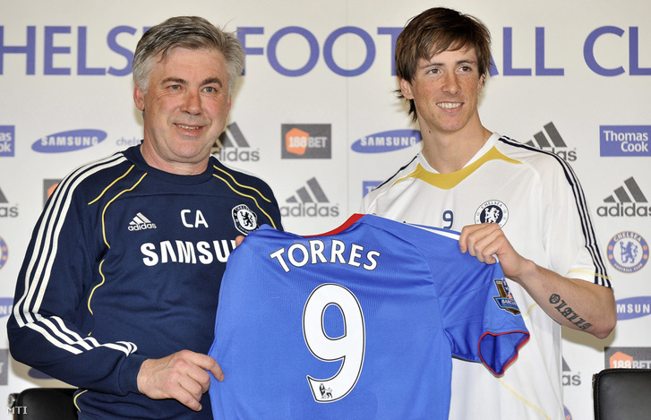 Ancelotti és Torres 2011-ben