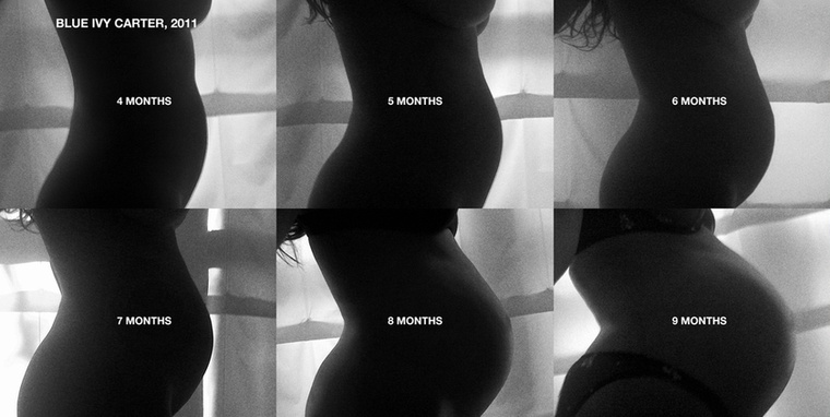 Ezek a fotók első terhességéről készültek, ekkor volt várandós Blue Ivy Carterrel, 2011-ben.