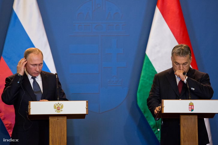 Vlagyimir Putyin és Orbán Viktor budapesti találkozója február 2-án