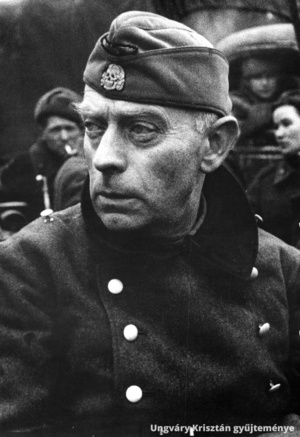 Pfeffer-Wildenbruch, a budapesti német csapatok főparancsnoka fogságba esése után, 1945. február 13-án.