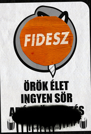 Kormányzati plakát az ingyen sör bevezetéséről