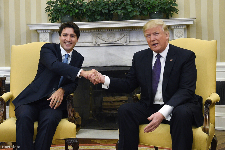 Donald Trump és a kanadai miniszterelnök, Justin Trudeau, első találkozójára nemcsak a világpolitika résztvevői, hanem az internetezők is nagyon vártak