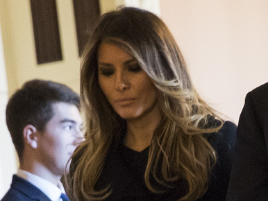 Melania Trump már nem csak állítólag boldogtalan