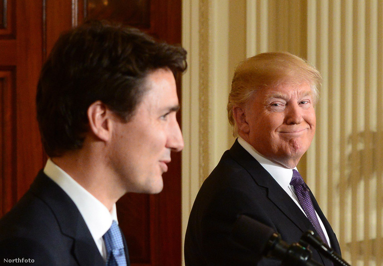A héten találkozott egymással Donald Trump és a kanadai elnök, Justin Trudeau