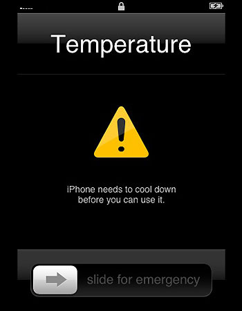 0 21 iphone heat warning