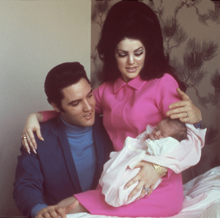 Szinte napra pontosan az esküvőjő után kilenc hónappal megszületett egyetlen közös lányuk Lisa Marie Presley 1968