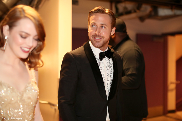 Persze Goslingot leginkább a Kaliforniai álombeli partnerével Emma Stone-nal fotózták