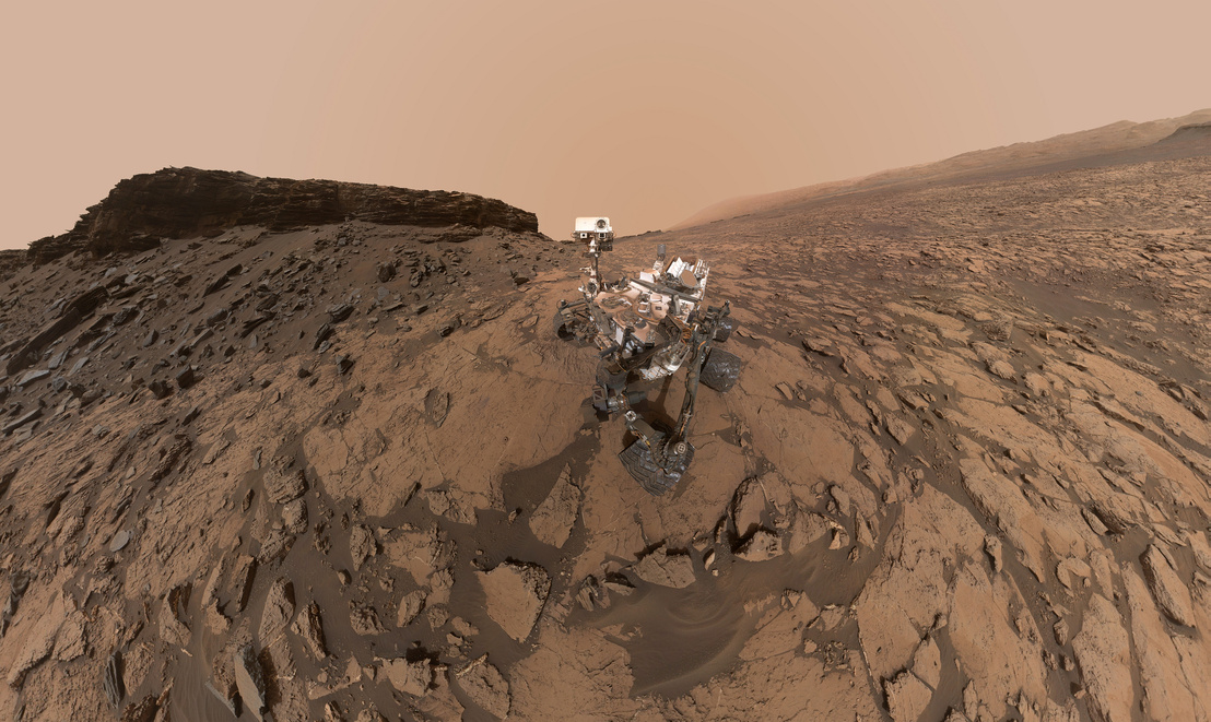 A Curiosity panorámaportréja a Marsról