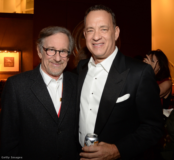 Steven Spielber és Tom Hanks 2014 decemberében