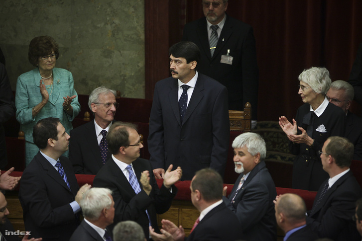 Áder János köztársasági elnökké választása 2012-ben.