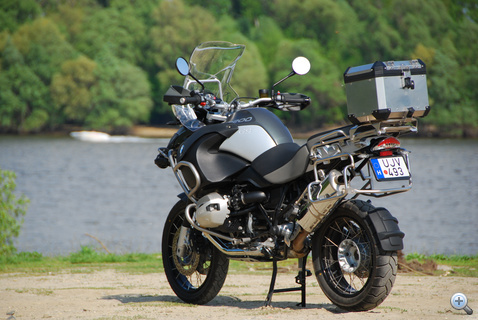 BMW r1200gs Adventure вид сверху