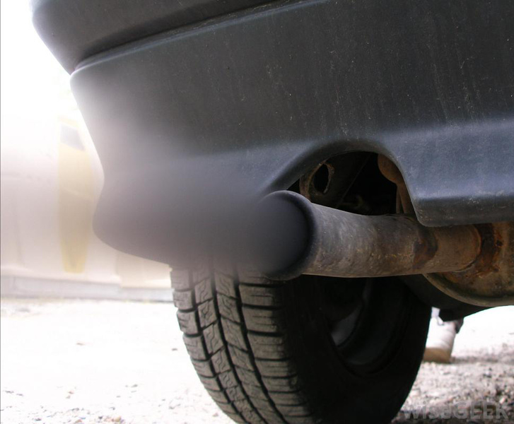 car exhaust pipe