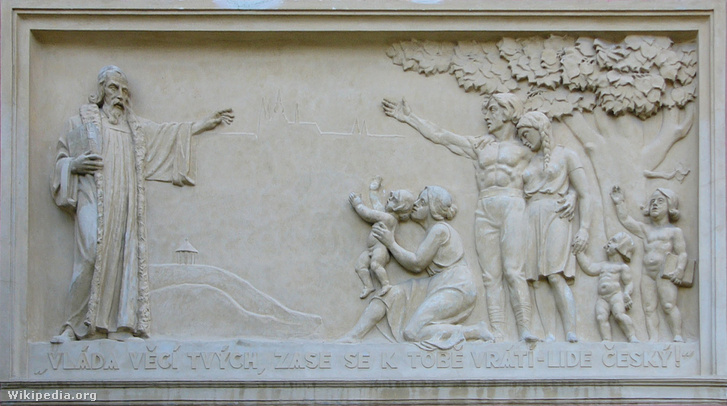 Comenius egy iskolai reliefen