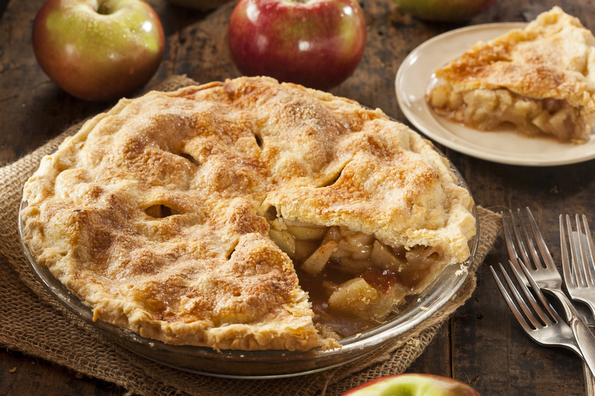 Amerikai almás pite: a tésztája édes és omlós, a töltelék mennyei