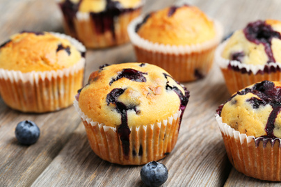 Elképesztően puha áfonyás muffin