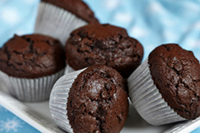 Csokis, körtés muffin