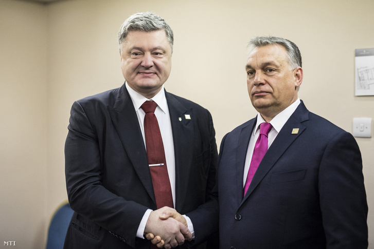 Petro Porosenko és Orbán Viktor az Európai Néppárt máltai kongresszusán