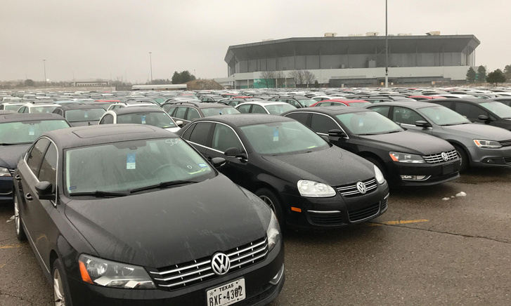 Amerikában visszagyűjtött Volkswagenek a botrány után