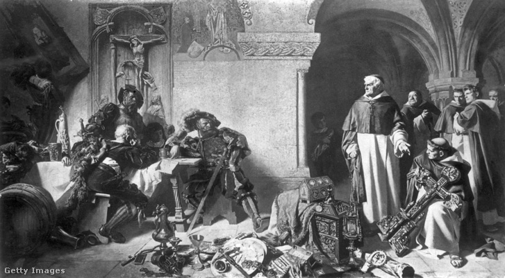 1537 körül: VIII. Henrik elkobozza a katolikus kolostorok vagyonát
