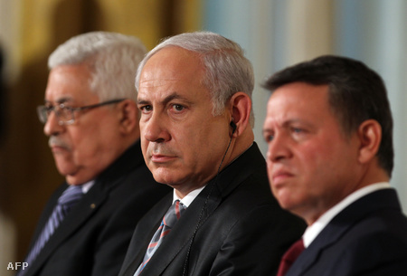Abbász, Netanjahu és a jordán király