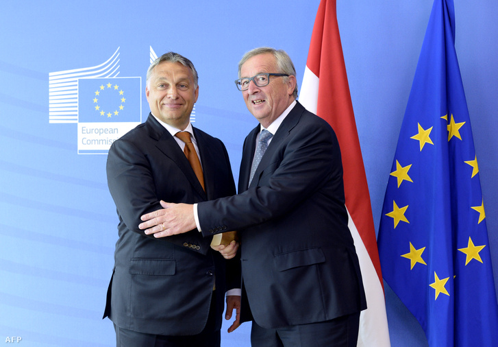 Orbán Viktor miniszterelnök és Jean-Claude Juncker az Európai Bizottság elnöke Brüsszelben