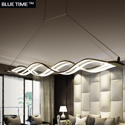 Wave-design-Chandelier-for-dinning-room-Black-White-chandelier-l