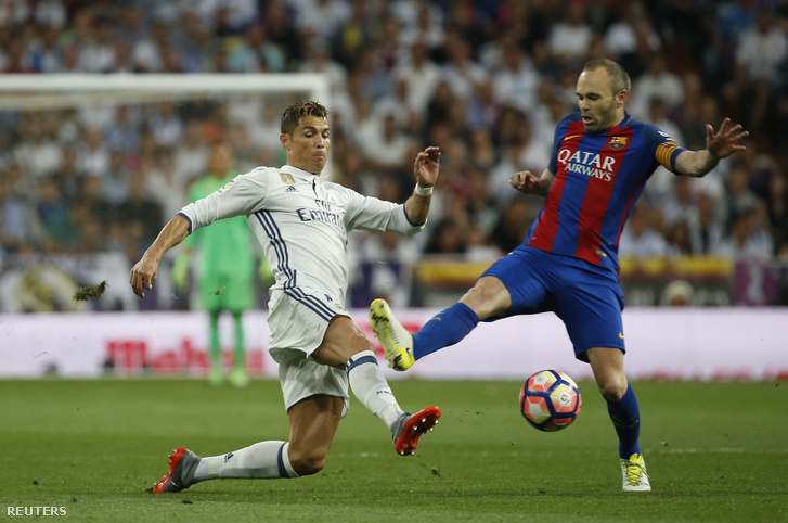 Két kulcsember: Cristiano Ronaldo és Iniesta