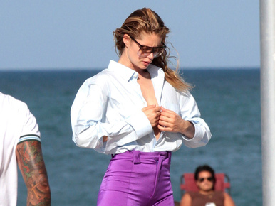 Harisnya? Nadrág? Mi ez a félelmetes ruhaszörny Doutzen Kroesen?!