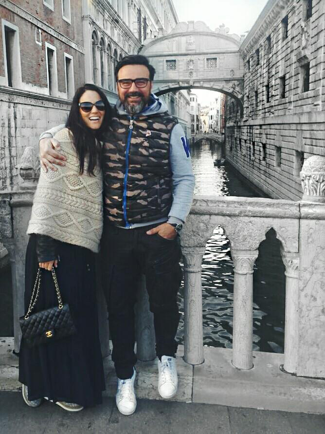 Gianni és Debreczeni Zita Velencében romantikázott az esküvő után.
