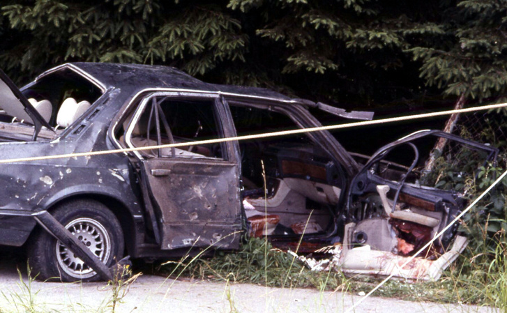 Karl Heinz Beckurst felrobbantott autója