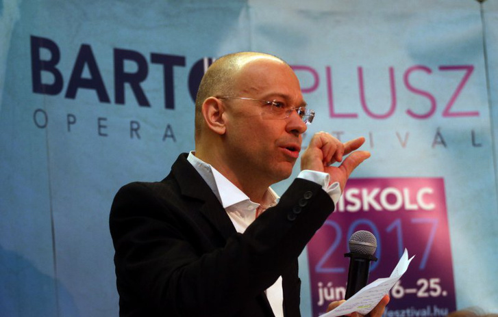 Kesselyák Gergely a fesztivál sajtótájékoztatóján