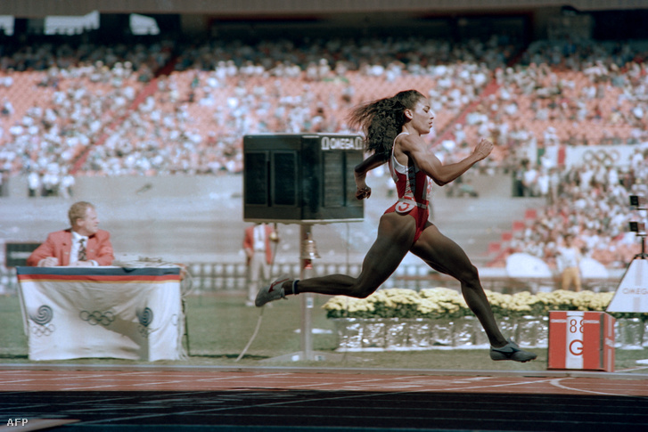 Florence Griffith-Joyner a szöuli olimpián