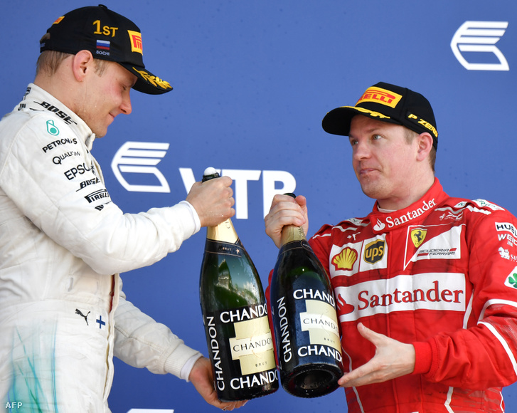 Bottas és Räikkönen