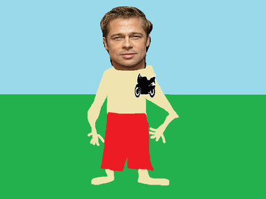 Életközépi válság a csúcson: Brad Pitt motort tetováltatott magára