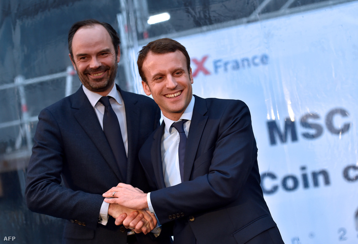 Emmanuel Macron és Edouard Philippe