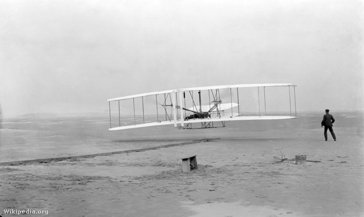 A Wright fivérek első repülése 1903. december 17-én