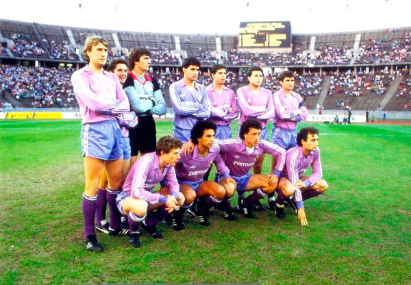 Real Madrid a 80-as évek közepén, Butraguenóval, Hugo Sanchezzel, Valdanóval, Michellel