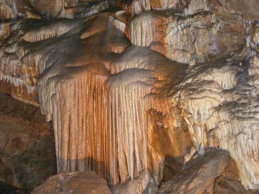 
                        	Jósvafői Béke-barlang
                        	Az Aggteleki-karszt második leghosszabb barlangja egy fokozottan védett gyógybarlang, amely a hegység többi barlangjával együtt az UNESCO Világörökség része. Különleges története a felfedezéséhez fűződik, amikor is arra lettek figyelmesek, hogy a kutatók órákon át a hideg vízben dolgozva sem betegedtek meg, sőt, a máshol kapott betegségeiktől a gyógyultan jöttek a felszínre. A levegő gyógyító hatása több tényezőnek köszönhető: a benne található penészgombaspórák például természetes antibiotikumot termelnek, de nagyon magas a pára-, kalciumion- és szén-dioxid-tartalma is, ráadásul teljesen mentes a szennyezettségtől, így nagyon jó az asztmás panaszok enyhítésére is.
