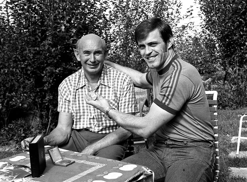 	Németh Imre kalapácsvető 1948-ban Londonban szerzett aranyérmet. Fia, Miklós a gerelyhajítást választotta, és 1976-ban a montreali olimpián nyert aranyat.
