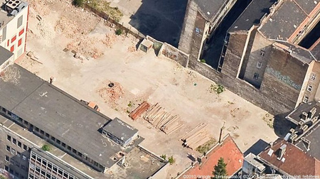 A forgatási helyszín korábbi látképe a GoogleMapsen