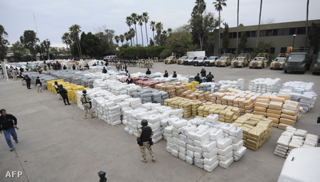 105 tonnányi marihuánát foglaltak le mintegy 10 000 csomagban, 11 embert tartóztattak le