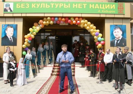 Kadirov avató ünnepségen