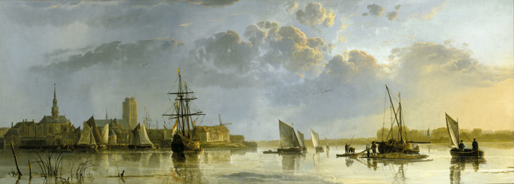 Aelbert Cuyp: Dordrecht látképe, 1650