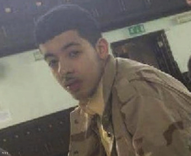 Anonim forrás által közreadott keltezetlen kép a manchesteri öngyilkos merénylet elkövetőjéről a 22 éves líbiai származású Salman Abediről