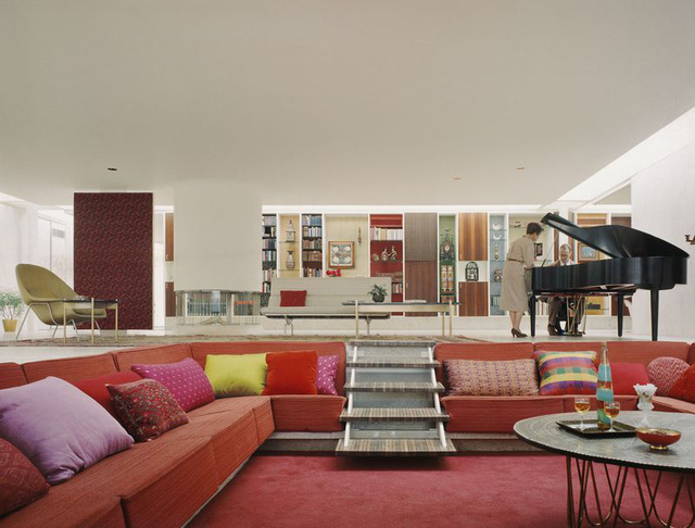 Ilyen nappalit tervezett Saarinen a Miller családban az 50-es évek végén.