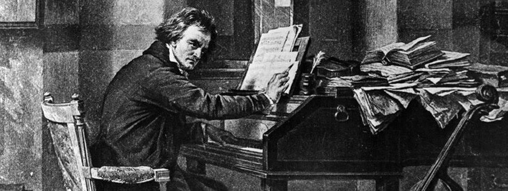 A klasszikus Beethoven-kép: a zseni káoszban és nyomorban dolgozik