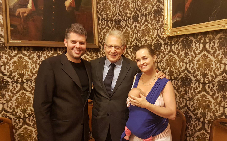 Kelemen Barnabás, Schlomo Mintz, Kokas Katalin és a legkisebb, Kelemen Olga