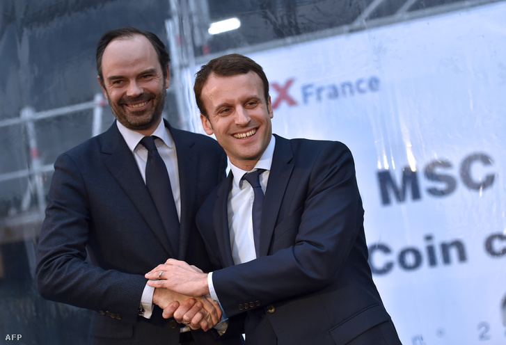 Édouard Philippe és Emmanuel Macron