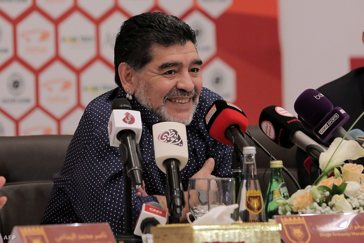 Maradona jelenleg az egyesült arab emírségekbeli al-Fudzsaira edzője