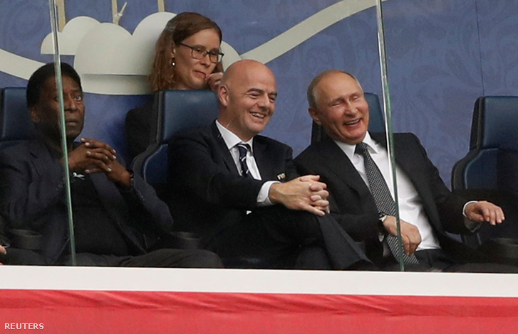 Pelé, Infantino és Putyin a Konföderációs Kupán